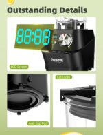 Nuwave Infinity - Licuadora comercial, licuadora resistente para batidos con motor de cobre de 2.5HP y cuchillas cortada