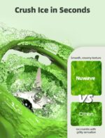 Nuwave Infinity - Licuadora comercial, licuadora resistente para batidos con motor de cobre de 2.5HP y cuchillas cortada