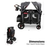 Radio Flyer Voya XT Cochecito Vagón para Bebé – Carrito Rodante de Juego al Aire Libre y Carrito de Playa con Ruedas, Va