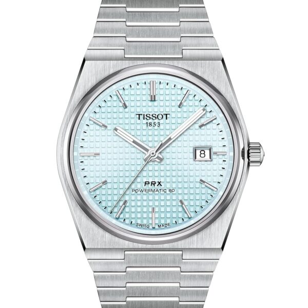 Reloj Tissot PRX Powermatic 80 T1374071135100 Caja de Acero Inoxidable 316L 40mm Esfera Azul
