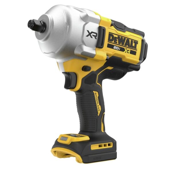 DEWALT Llave de impacto inalámbrica de 20 V MAX, 1/2" con anillo de seguridad, alto torque, sin escobillas, herramienta