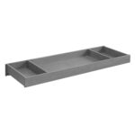 Cubrecolchón para Tocador Oxford Baby Weston 12165530 Gris Oscuro Madera Maciza para Cómoda de 7 Cajones
