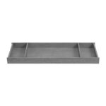 Cubrecolchón para Tocador Oxford Baby Weston 12165530 Gris Oscuro Madera Maciza para Cómoda de 7 Cajones