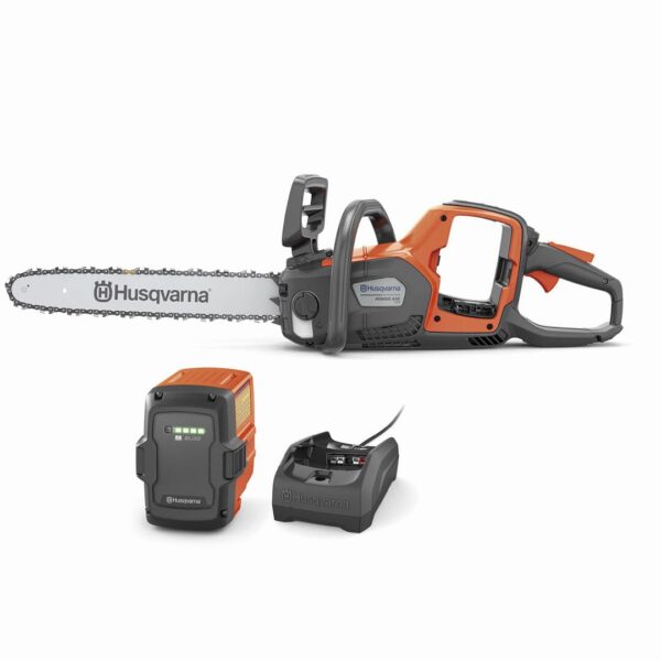 Motosierra Eléctrica Inalámbrica Husqvarna Power Axe 350i 18 Pulgadas Batería de Litio 40 V 7.5 Ah
