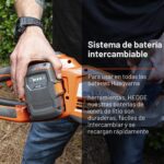 Cortasetos de batería Husqvarna Hedge Master 320iHD60 24 pulgadas motor sin escobillas 40 voltios