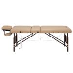 Mesa de Masaje Master Massage Del Ray Salon Therma-Top Color Crema 30 Pulgadas de Ancho Altura Ajustable 24 a 34 Pulgada
