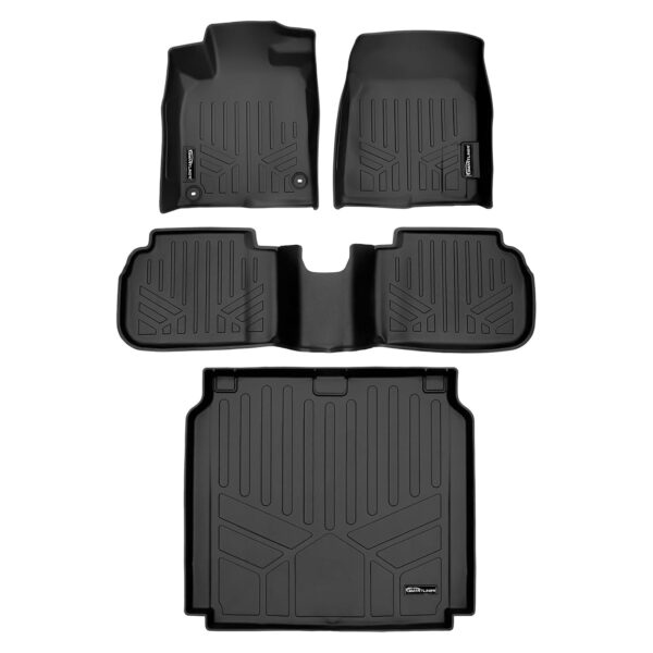 SMARTLINER Juego de Alfombrillas de Piso y Revestimiento de Carga Acura Integra 2023-2025 2 Filas Negro