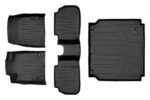 SMARTLINER Juego de Alfombrillas de Piso y Revestimiento de Carga Acura Integra 2023-2025 2 Filas Negro