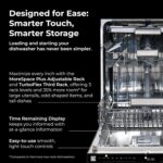 Kenmore 22-14689 Elite - Lavavajillas integrado de 24 pulgadas, UltraWash Plus, TurboDry, QuietWash, SmartWash, Tercer R