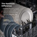 Kenmore 22-14675 Lavavajillas empotrado de 24 pulgadas - UltraWash Plus, TurboDry, tercer estante EasyFlex y ciclo Smart