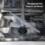 Kenmore 22-14675 Lavavajillas empotrado de 24 pulgadas - UltraWash Plus, TurboDry, tercer estante EasyFlex y ciclo Smart