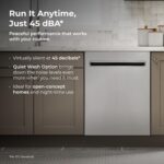Kenmore 22-14675 Lavavajillas empotrado de 24 pulgadas - UltraWash Plus, TurboDry, tercer estante EasyFlex y ciclo Smart