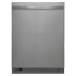 Kenmore lavavajillas integrado de 24 pulgadas - UltraWash Plus, tercera rejilla EasyFlex, TurboDry, SmartWash y manija d