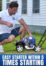 Bordeadora de Acera para Césped Wild Badger Power WB31CCED Gasolina 31cc Azul
