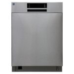 Kenmore 22-14605 Lavavajillas empotrado de 24 pulgadas – UltraWash Plus, TurboDry, SmartWash y EasyFlex Tercera Bandeja