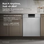 Kenmore 22-14605 Lavavajillas empotrado de 24 pulgadas – UltraWash Plus, TurboDry, SmartWash y EasyFlex Tercera Bandeja
