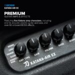 BOSS Katana-Air EX | Potente amplificador de escritorio inalámbrico para guitarra, bajo y guitarra acústica-eléctrica y