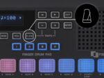 Yamaha Almohadilla de batería para dedos: almohadilla electrónica portátil con sonidos incorporados, altavoz, USB MIDI y