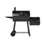 Parrilla de Carbón y Ahumador Offset Char-Griller Smokin Pro CG30044223 con Caja de Fuego Lateral 1130 Pulgadas Cuadrada