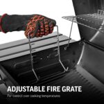 Parrilla de Carbón y Ahumador Offset Char-Griller Smokin Pro CG30044223 con Caja de Fuego Lateral 1130 Pulgadas Cuadrada