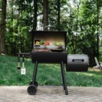 Parrilla de Carbón y Ahumador Offset Char-Griller Smokin Pro CG30044223 con Caja de Fuego Lateral 1130 Pulgadas Cuadrada