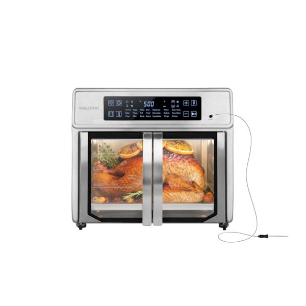 Kalorik Horno freidora de aire MAXX Advance Series de 26 cuartos de galón con controles digitales, puerta de fácil visua