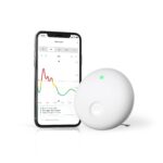 Airthings 322 Wave Enhance – Monitor de calidad del aire interior para CO2, VOC, humedad, temperatura, presión más senso