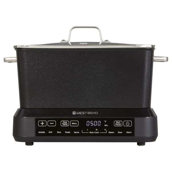 West Bend Versatility Plus Olla de cocción lenta, multicocina antiadherente de gran capacidad con control de temperatura