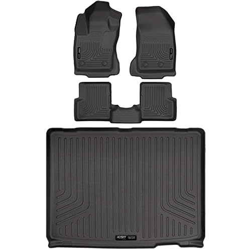 Tapetes Husky Liners Weatherbeater Jeep Renegade 2015 2022 Negro 4 Piezas