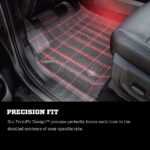Tapetes Husky Liners Weatherbeater Jeep Compass 2017 2023 Forro Delantero y Segunda Fila Carga Negro 4 Piezas