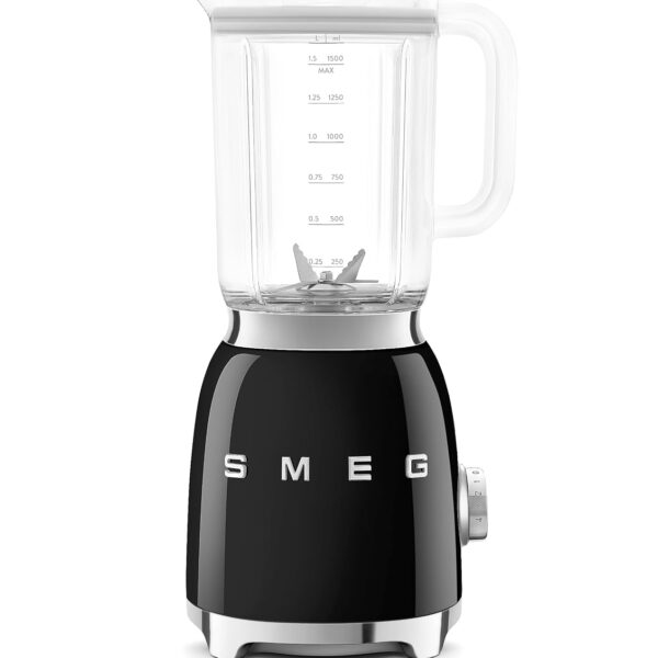 SMEG BLF03 - Licuadora de estilo retro, licuadora de encimera de 600 W con jarra sin BPA de 48 onzas, 3 velocidades + pu