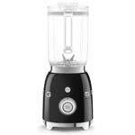 SMEG BLF03 - Licuadora de estilo retro, licuadora de encimera de 600 W con jarra sin BPA de 48 onzas, 3 velocidades + pu