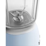 SMEG BLF03 - Licuadora de estilo retro, licuadora de encimera de 600 W con jarra sin BPA de 48 onzas, 3 velocidades + pu