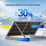 Panel Solar Bifacial Renogy 220 Watts Monocristalino 12 Voltios