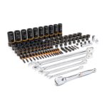 GEARWRENCH Juego de 97 herramientas para mecánicas Biter de pernos con guías de 1/4", 3/8", 1/2" en bandeja de almacenam