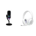 Combo Logitech G Yeti GX Micrófono Dinámico RGB USB con LIGHTSYNC y Auriculares Inalámbricos G735