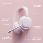 Combo Logitech G Yeti GX Micrófono Dinámico RGB USB con LIGHTSYNC y Auriculares Inalámbricos G735