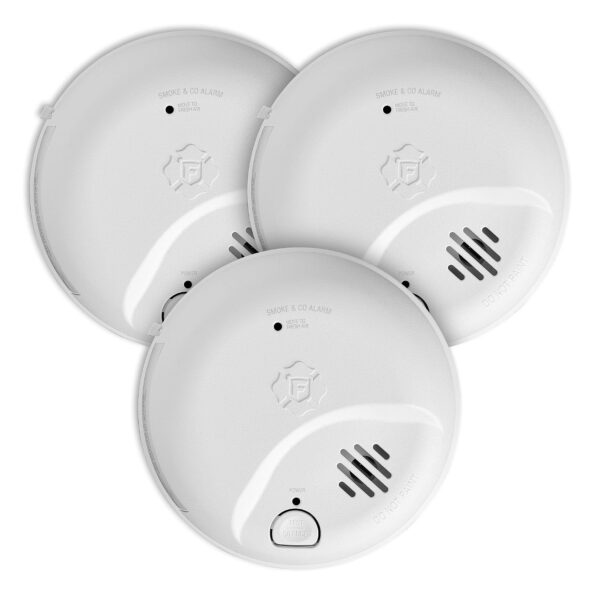 First Alert SMICO105-AC, Alarma Combinación cableada de interconexión para humo y monóxido de carbono con respaldo de ba