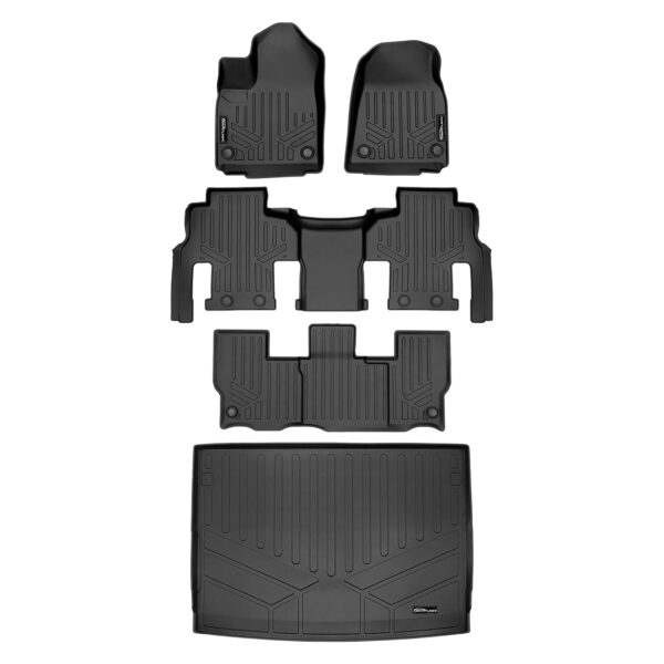 Juego de Tapetes SMARTLINER 3 Filas y Forro de Carga Jeep Grand Wagoneer L 2023 2025 Ajuste Personalizado