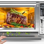 Nuwave Bravo XL Pro - Horno tostador con freidora de aire, 100% de súper convección mejorada, resultados más rápidos y c