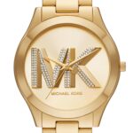 Reloj Michael Kors Slim Runway MK4732 Acero Inoxidable Dorado 42 mm para Mujer