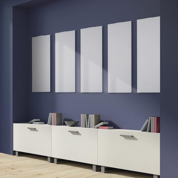 Atlantic SOUNDFIX - Paquete de pared de 10 piezas de absorción de sonido, 43 x 17 x 0.8 pulgadas, tela de alta calidad,