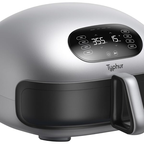 Typhur Dome 2 AI - Freidora de aire extra grande mejorada con IA, con flujo de aire superior, freidora digital inteligen
