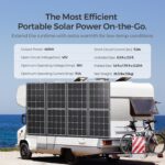Panel Solar Portátil Renogy 400W Plegable Monocristalino Células Sunpower 23.7% Eficiencia