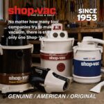 Shop-Vac Aspiradora húmeda/seca de 4 galones y 5.5 HP con motor SVX2, manguera de bloqueo de 1.5 pulgadas, cable de alim