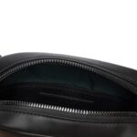 Bolsa de Cámara Lacoste NH4486MR Monograma Negro Correa Ajustable