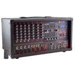 BLASTKING POD740BT Mezclador alimentado por 7 canales con Bluetooth, reproductor de MP3 y ecualizador ecualizador con pr