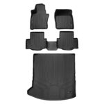 Tapetes SMARTLINER SA0716 B0716 D0716 Todo Clima Negro 2 Filas y Forro de Carga para Mazda CX-90 Hybrid Plug-in Hybrid 2