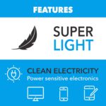 Generador Inversor Pulsar PGD16ISCO Gasolina 1600 Watts Portátil Blanco
