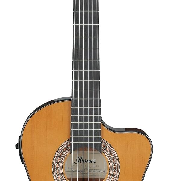 Ibanez GA5TCE3Q Guitarra Acústico-eléctrica de Nylon Cuerda de 3/4 - Natural